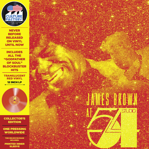 James Brown - At Studio 54 New York City (Colored Vinyl, Deluxe Edition, Limited Edition, Red, Remastered) [Vinyl] (ONLINE ORDER ONLY)