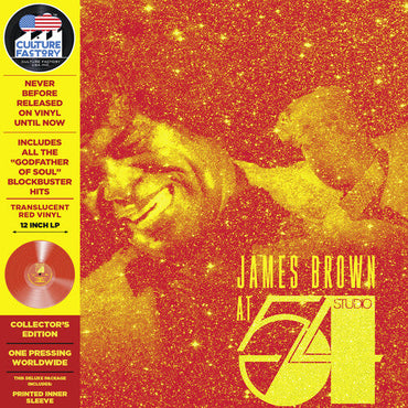 James Brown - At Studio 54 New York City (Colored Vinyl, Deluxe Edition, Limited Edition, Red, Remastered) [Vinyl] (ONLINE ORDER ONLY)