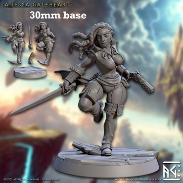 Janessa Galeheart (Female Human Pirate) (ONLINE ORDER ONLY)