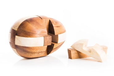 Japanese Wooden Dinosaur Egg Kumiki Puzzle - Puzzle For Adults (Online Order Only)
