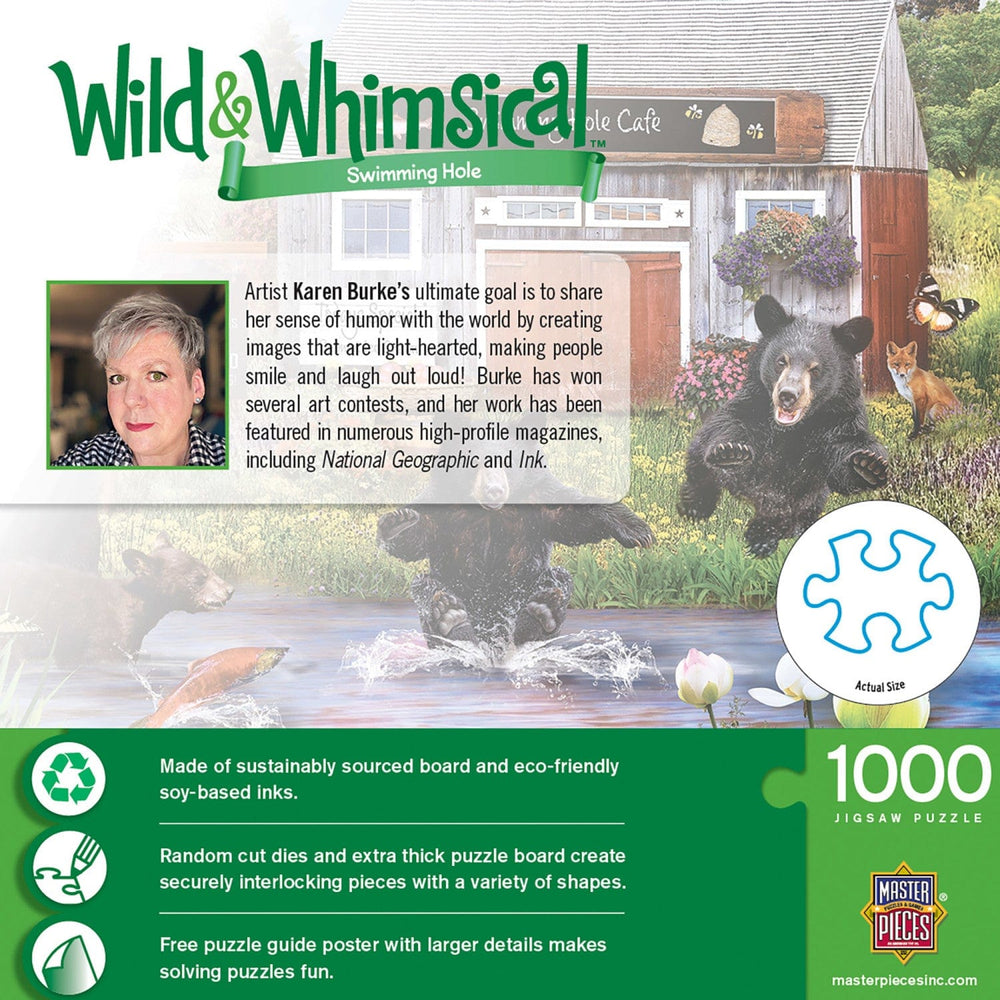 Wild & Whimsical - Swimming Hole 1000 Piece Jigsaw Puzzle (ONLINE ORDER ONLY)