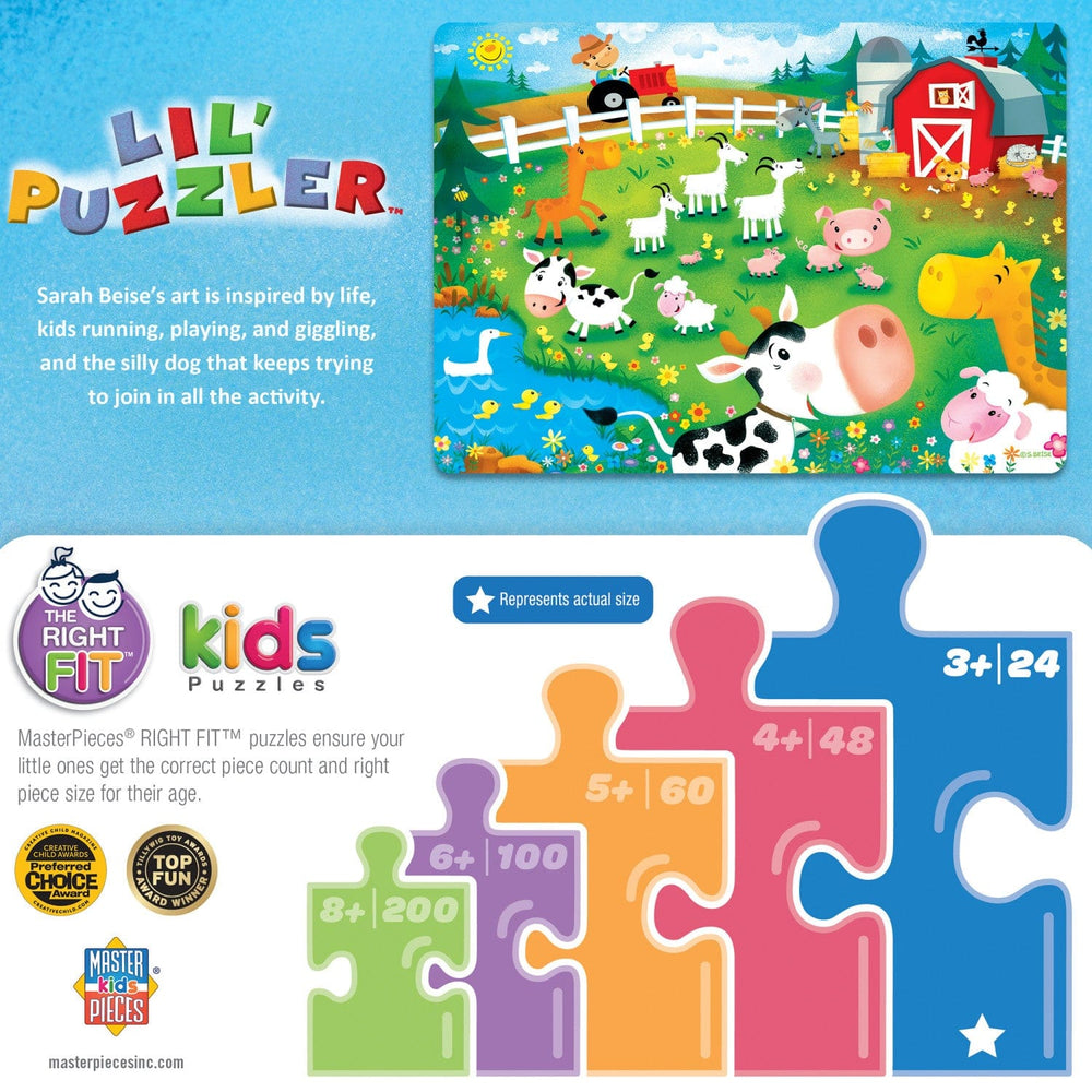 Lil Puzzler - Old MacDonald's Farm 24 Piece Jigsaw Puzzle