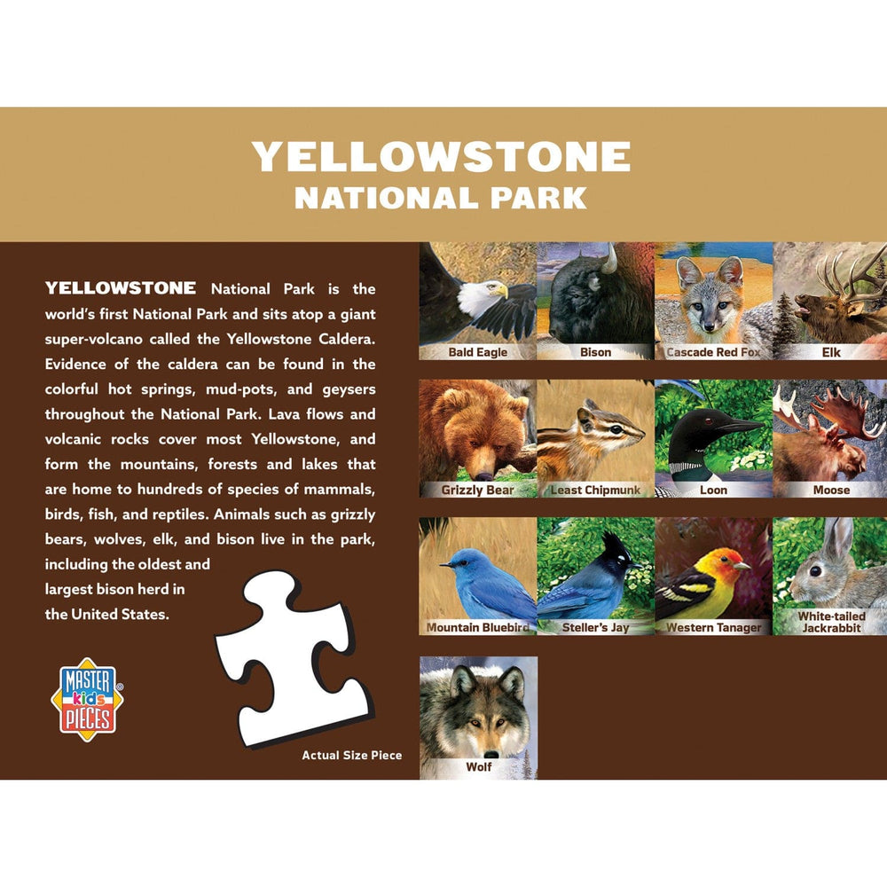 Wildlife of Yellowstone National Park - 100 Piece Jigsaw Puzzle (ONLINE ORDER ONLY)