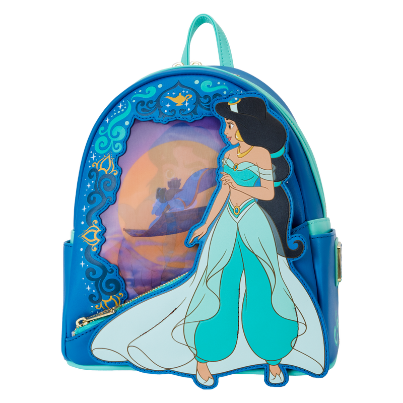 Jasmin and Aladdin Lenticular Dinsey Mini Backpack by Loungefly (Online Order Only)