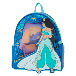 Jasmin and Aladdin Lenticular Dinsey Mini Backpack by Loungefly (Online Order Only)