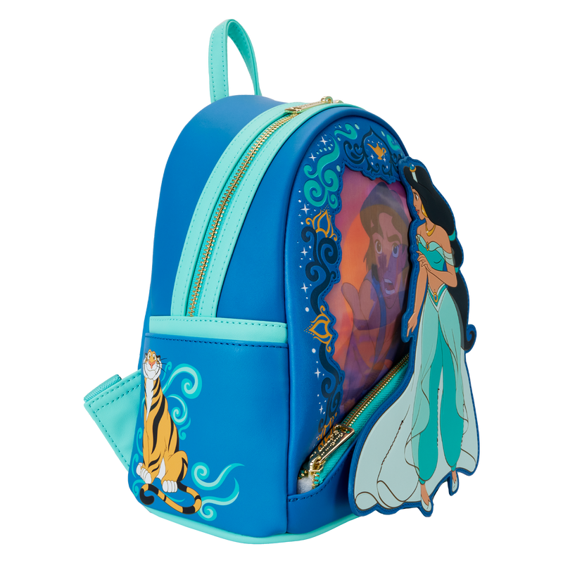 Jasmin and Aladdin Lenticular Dinsey Mini Backpack by Loungefly (Online Order Only)