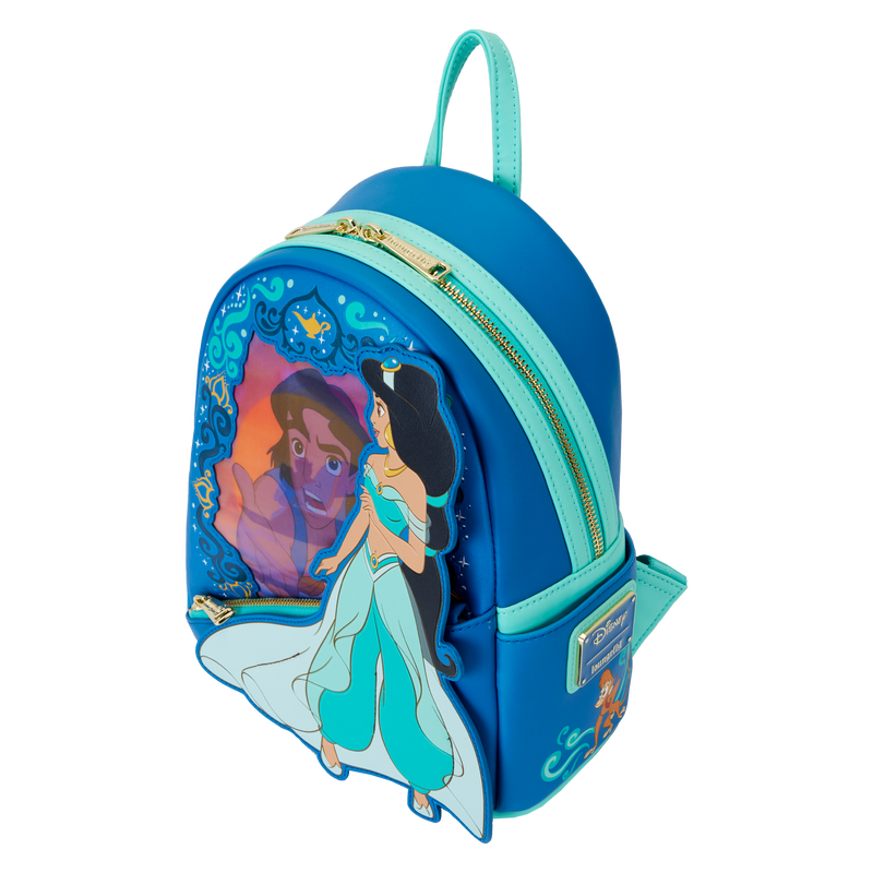 Jasmin and Aladdin Lenticular Dinsey Mini Backpack by Loungefly (Online Order Only)