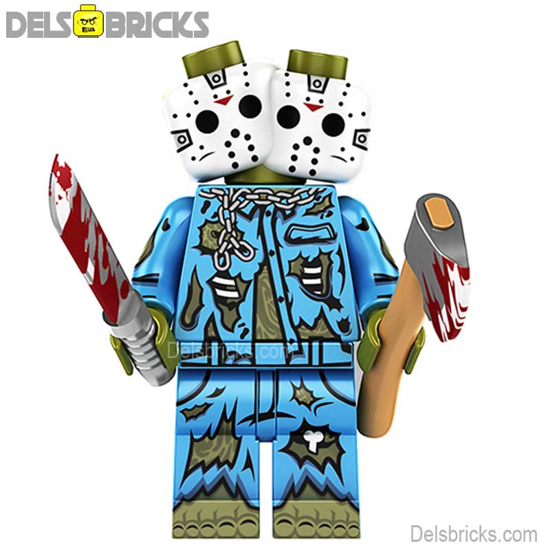 Jason Voorhees Friday The 13th - Lego Minifigures Custom Horror Toys 6 (ONLINE ORDER ONLY)