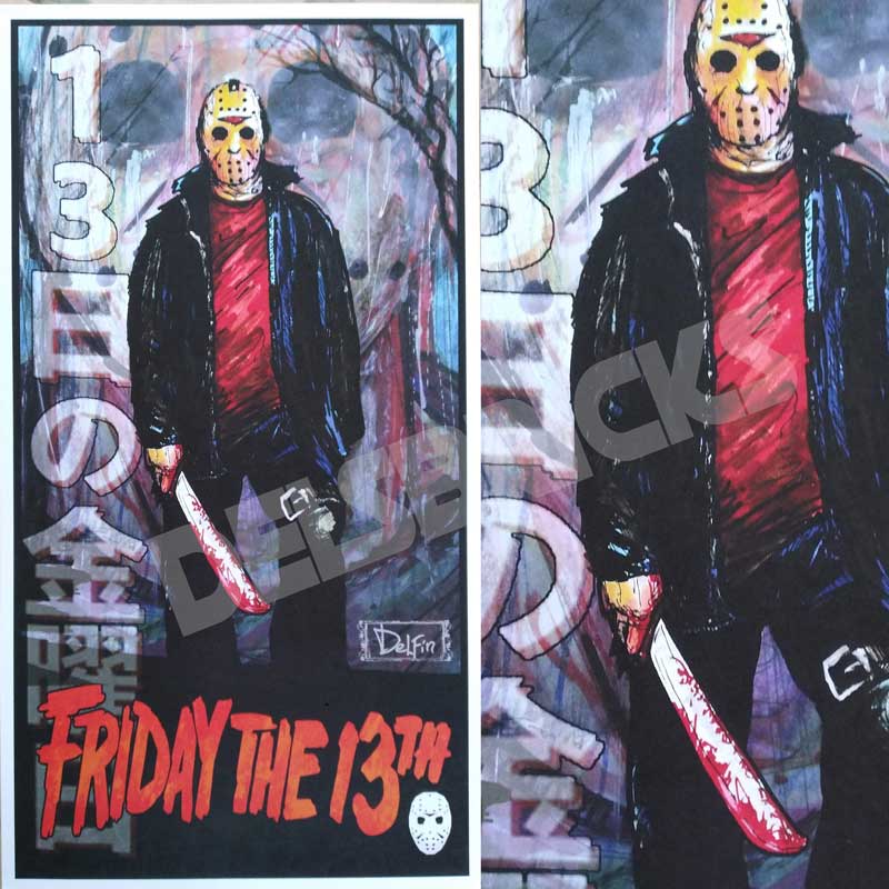 Friday The 13th Jason Voorhees Art Print (ONLINE ORDER ONLY)