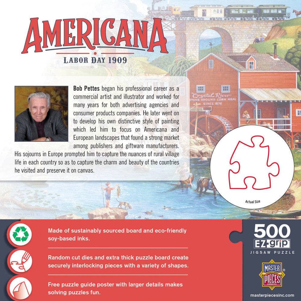 Americana - Labor Day 1909 500 Piece EZ Grip Jigsaw Puzzle (ONLINE ORDER ONLY)