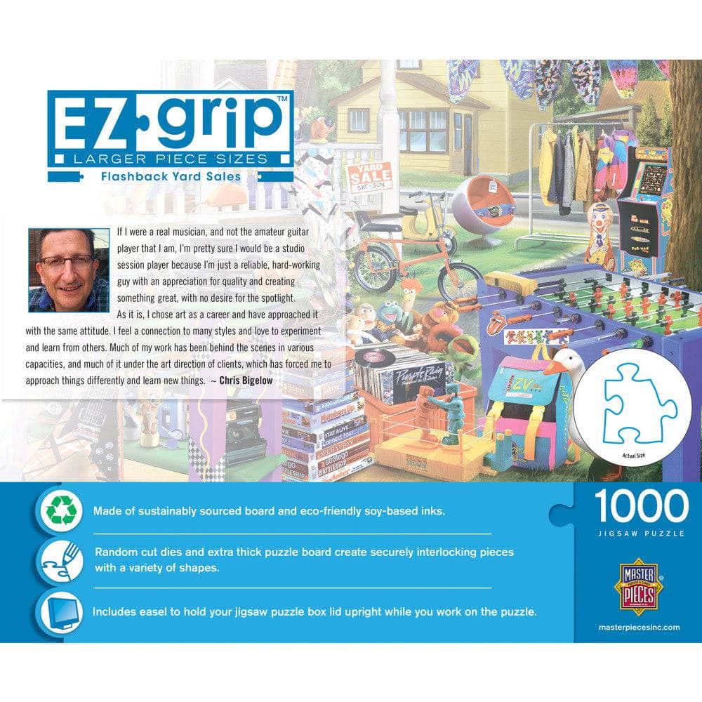 EZ Grip - Flashback Yard Sales 1000 Piece Jigsaw Puzzle (ONLINE ORDER ONLY)