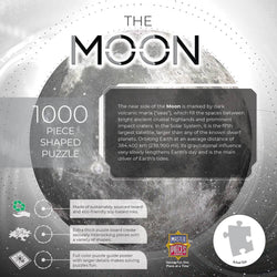 Solar System - The Moon 1000 Piece Round Jigsaw Puzzle
