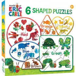 Eric Carle - Colors Mini Shaped Puzzles 6-Pack