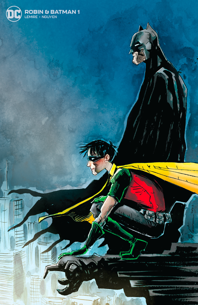 Robin & Batman #1 (Of 3) B Jeff Lemire Variant (11/09/2021) Dc (ONLINE ORDER ONLY)