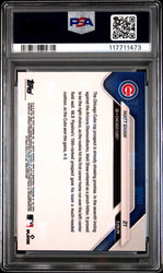 Graded 2025 Topps Now Matt Shaw #21 Orange Foil /25 Rookie RC Baseball Card PSA 10 Gem Mint (ONLINE ORDER ONLY)