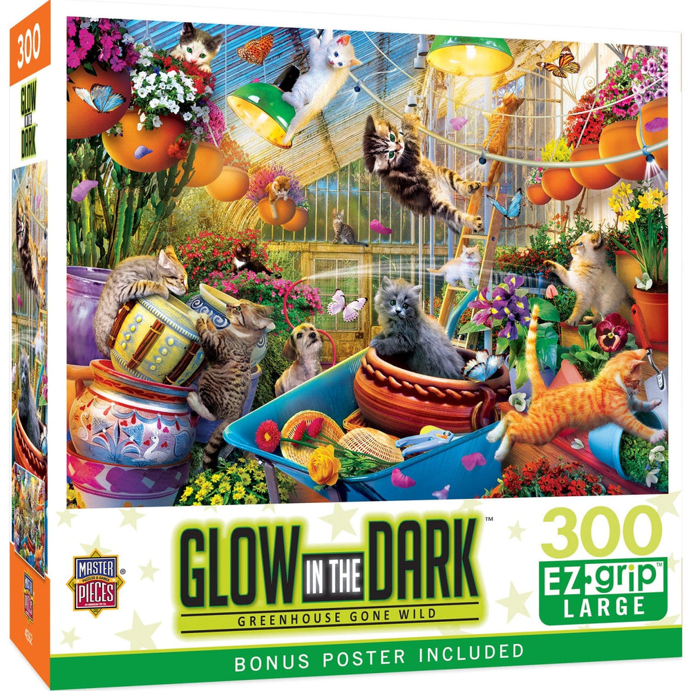 Glow in the Dark - Greenhouse Gone Wild 300 Piece EZ Grip Jigsaw Puzzle (ONLINE ORDER ONLY)