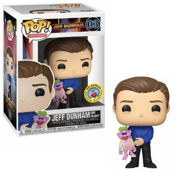 Funko POP! Comedians: Jeff Dunham and Peanut 03 (AUTOGRAPHED) (ONLINE ORDER ONLY)