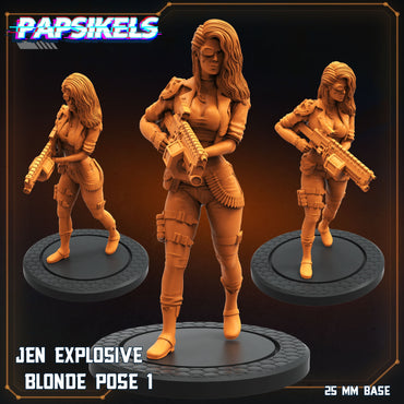 3D Printed Papsikels Jen Explosive Blonde 28mm 32mm (Online Only)