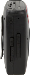 GPX CAS337 Portable Cassette Player with AM/FM Radio/Voice Record (Red, Black, Cassette Player) [Cassette Player] (ONLINE ORDER ONLY)