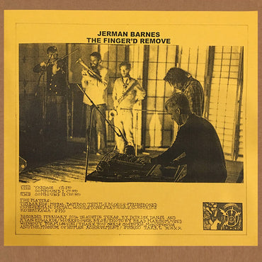 JERMAN BARNES - The Finger'd Remove [Vinyl] (ONLINE ORDER ONLY)