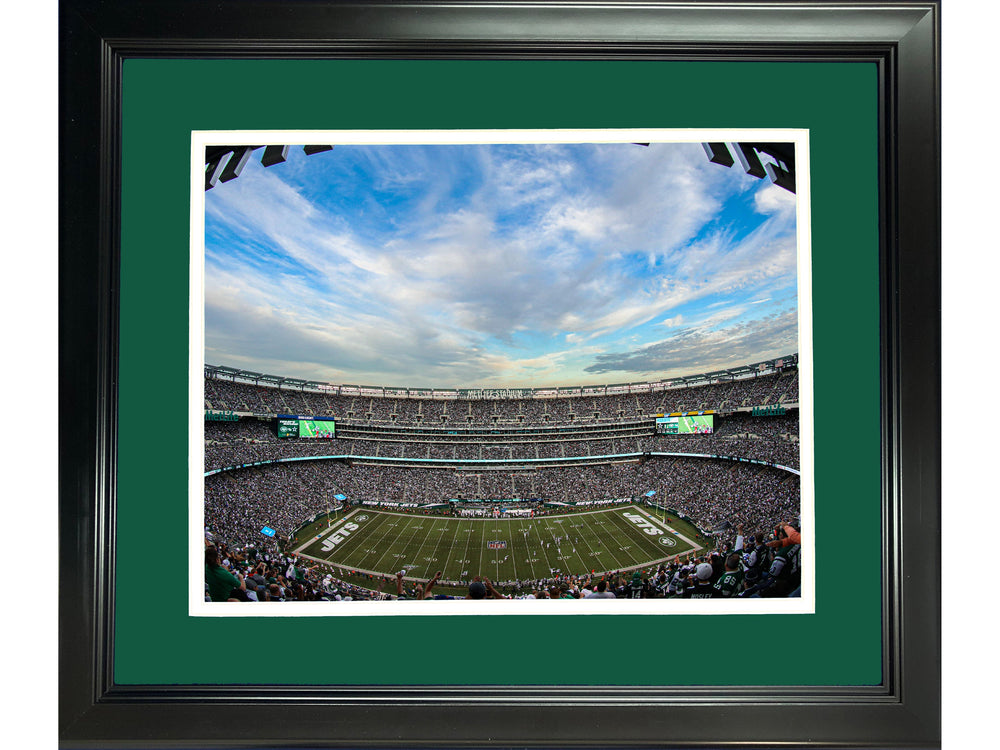 Framed MetLife Stadium New York Jets 11"x14" Football Photo Professionally Matted (ONLINE ORDER ONLY)