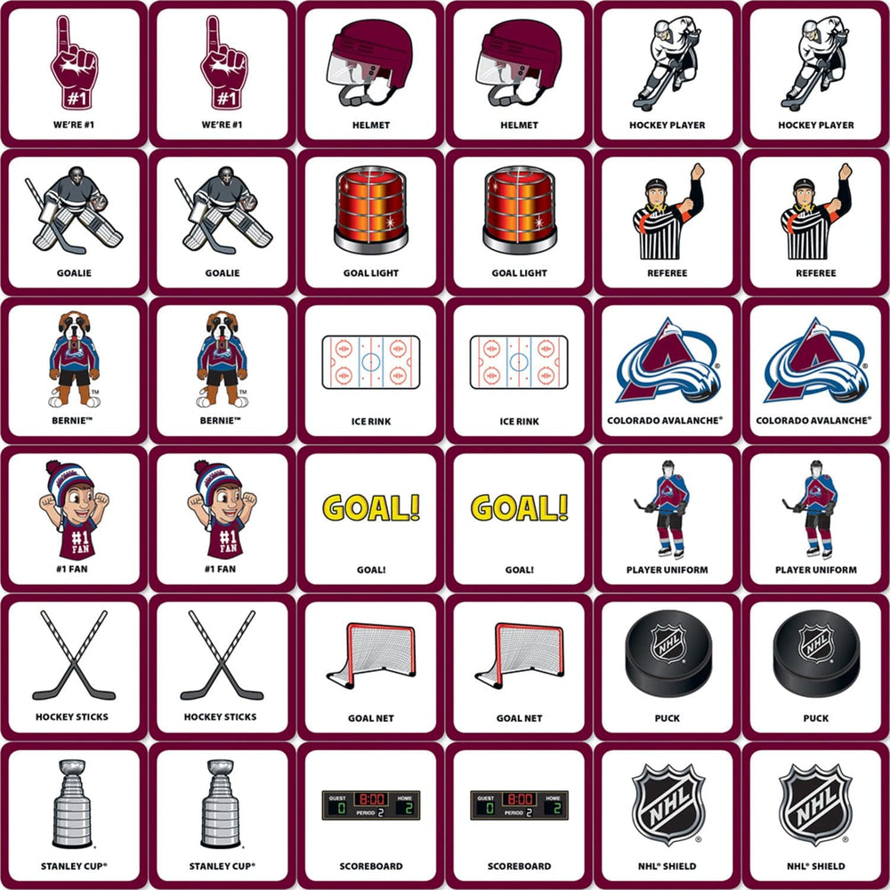 Colorado Avalanche Matching Game (ONLINE ORDER ONLY)