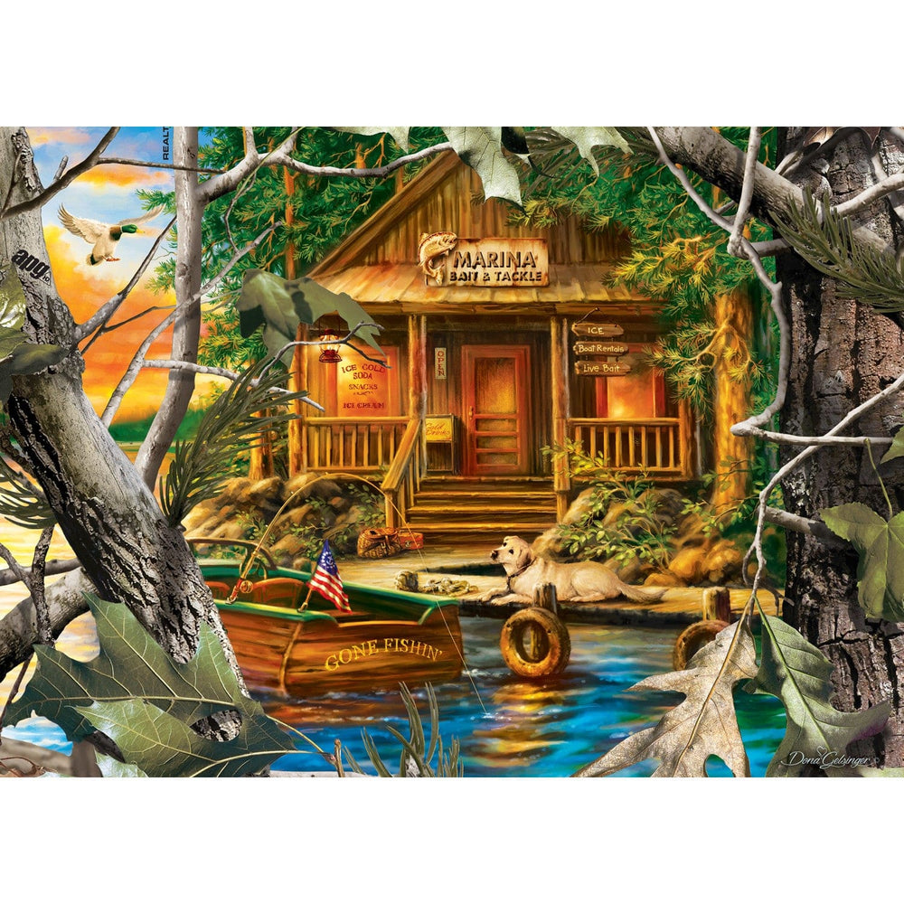 Realtree - Gone Fishing 1000 Piece Jigsaw Puzzle (ONLINE ORDER ONLY)