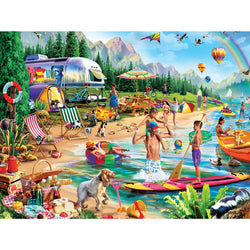 Campside - Day at the Lake 300 Piece EZ Grip Jigsaw Puzzle (ONLINE ORDER ONLY)
