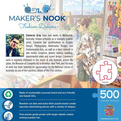 Maker's Nook - Fashion Dreams 500 Piece Jigsaw Puzzle (ONLINE ORDER ONLY)