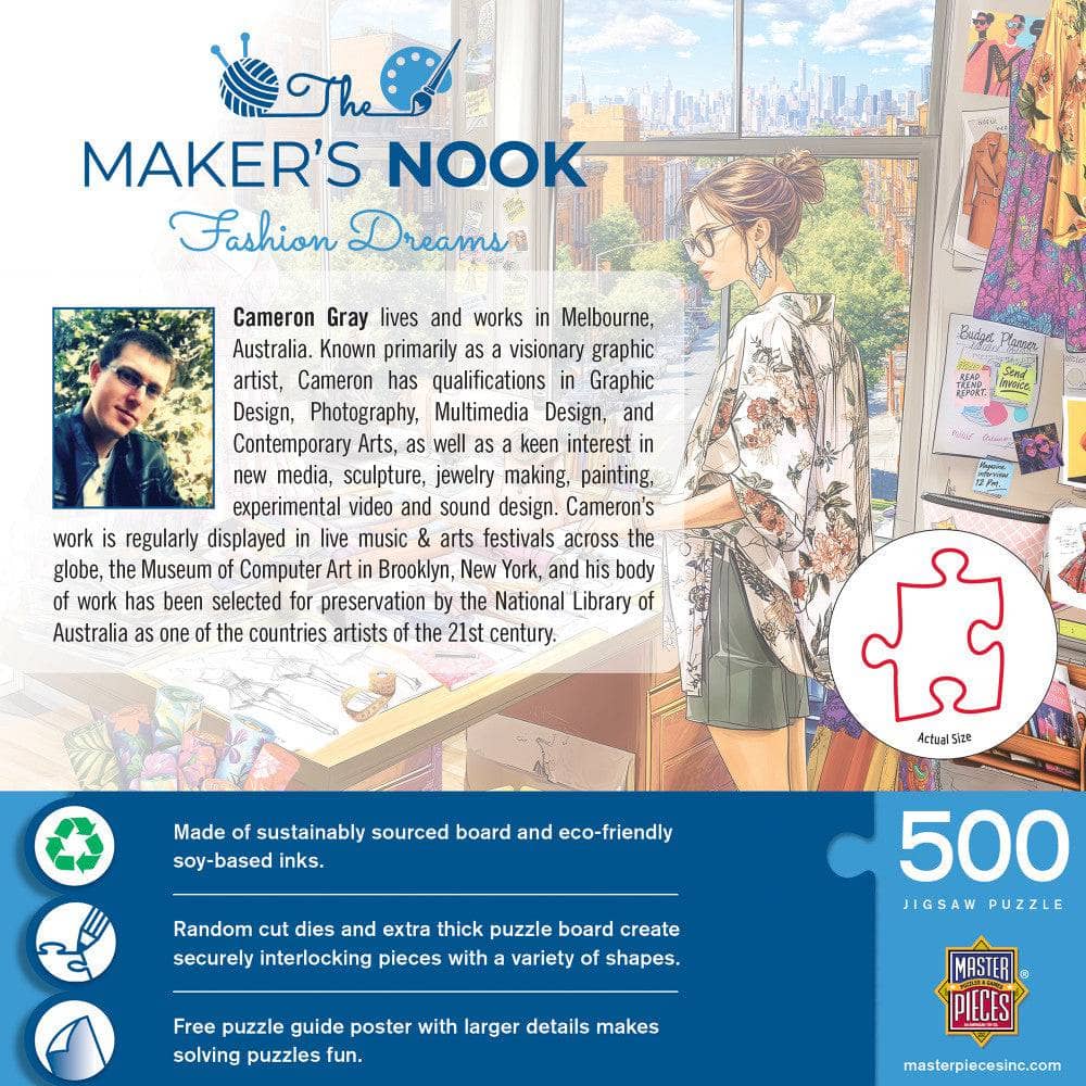 Maker's Nook - Fashion Dreams 500 Piece Jigsaw Puzzle