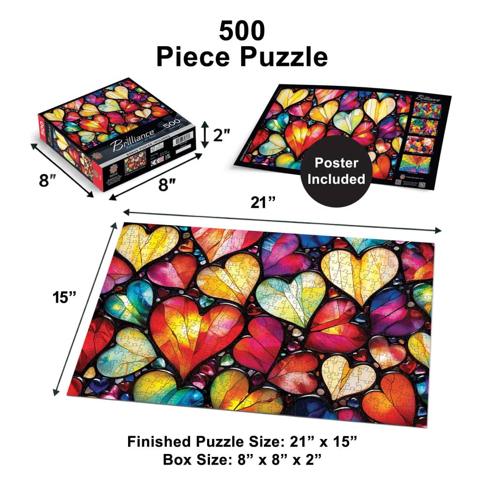 Brilliance - Reflections of Love 500 Piece Jigsaw Puzzle