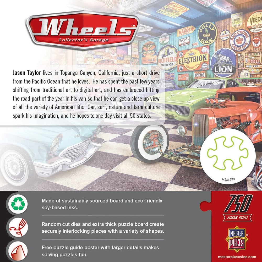 Wheels - Collector's Garage 750 Piece Jigsaw Puzzle (ONLINE ORDER ONLY)