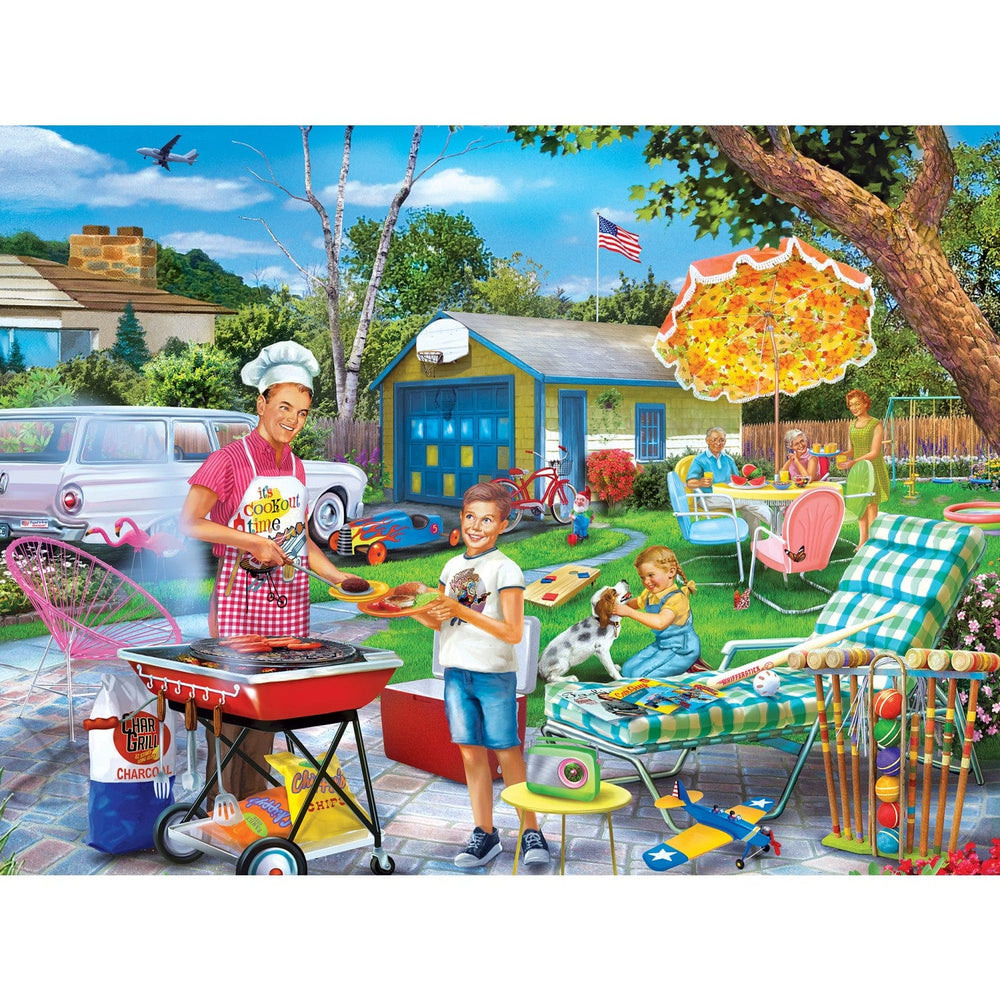 Family Time - Backyard Barbeque 400 Piece Jigsaw Puzzle (ONLINE ORDER ONLY)