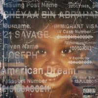 JID feat. 21 Savage and Baby Tate - American Dream [Explicit Content] (150 Gram Vinyl) (2 Lp's) [Vinyl] (ONLINE ORDER ONLY)