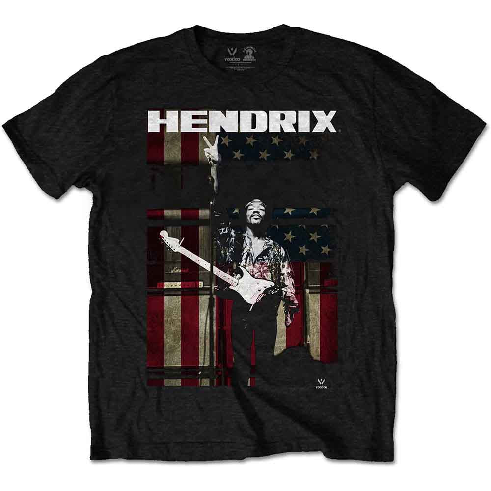 Jimi Hendrix - Peace Flag [T-Shirt] (ONLINE ORDER ONLY)