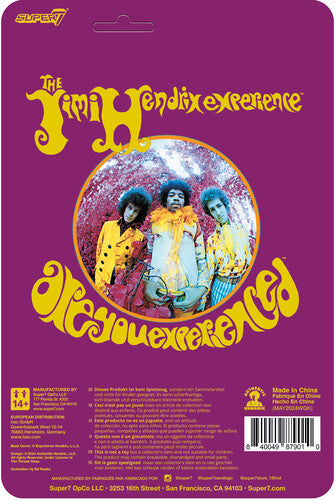 Super7 - Jimi Hendrix - ReAction Figures - Jimi Hendrix (Reverse Album Colors) (Collectible, Action Figure) [Action Figure] (Online Order Only) (ONLINE ORDER ONLY)