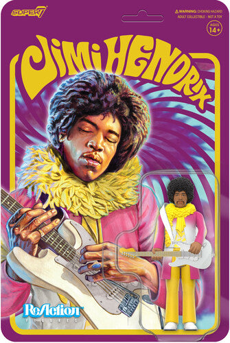 Super7 - Jimi Hendrix - ReAction Figures - Jimi Hendrix (Reverse Album Colors) (Collectible, Action Figure) [Action Figure] (Online Order Only) (ONLINE ORDER ONLY)