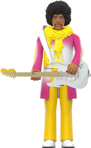 Super7 - Jimi Hendrix - ReAction Figures - Jimi Hendrix (Reverse Album Colors) (Collectible, Action Figure) [Action Figure] (Online Order Only) (ONLINE ORDER ONLY)