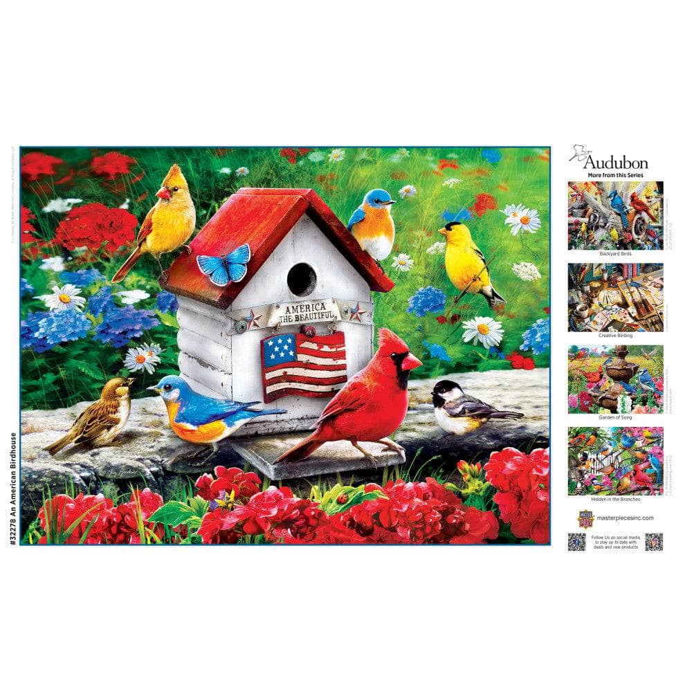 Audubon - An American Birdhouse 300 Piece EZ Grip Jigsaw Puzzle (ONLINE ORDER ONLY)
