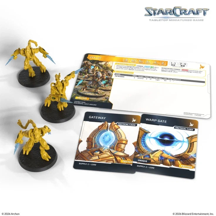 StarCraft The Miniatures Game: Protoss: Zealot Expansion Set (ONLINE ORDER ONLY)