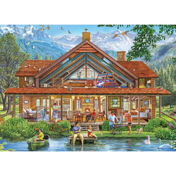 Inside Out - Camping Lodge 1000 Piece Jigsaw Puzzle (ONLINE ORDER ONLY)