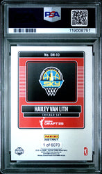 Graded 2025 Panini Instant Hailey Van Lith #DN10 Draft Night Rookie RC Basketball Card PSA 10 Gem Mint (ONLINE ORDER ONLY)