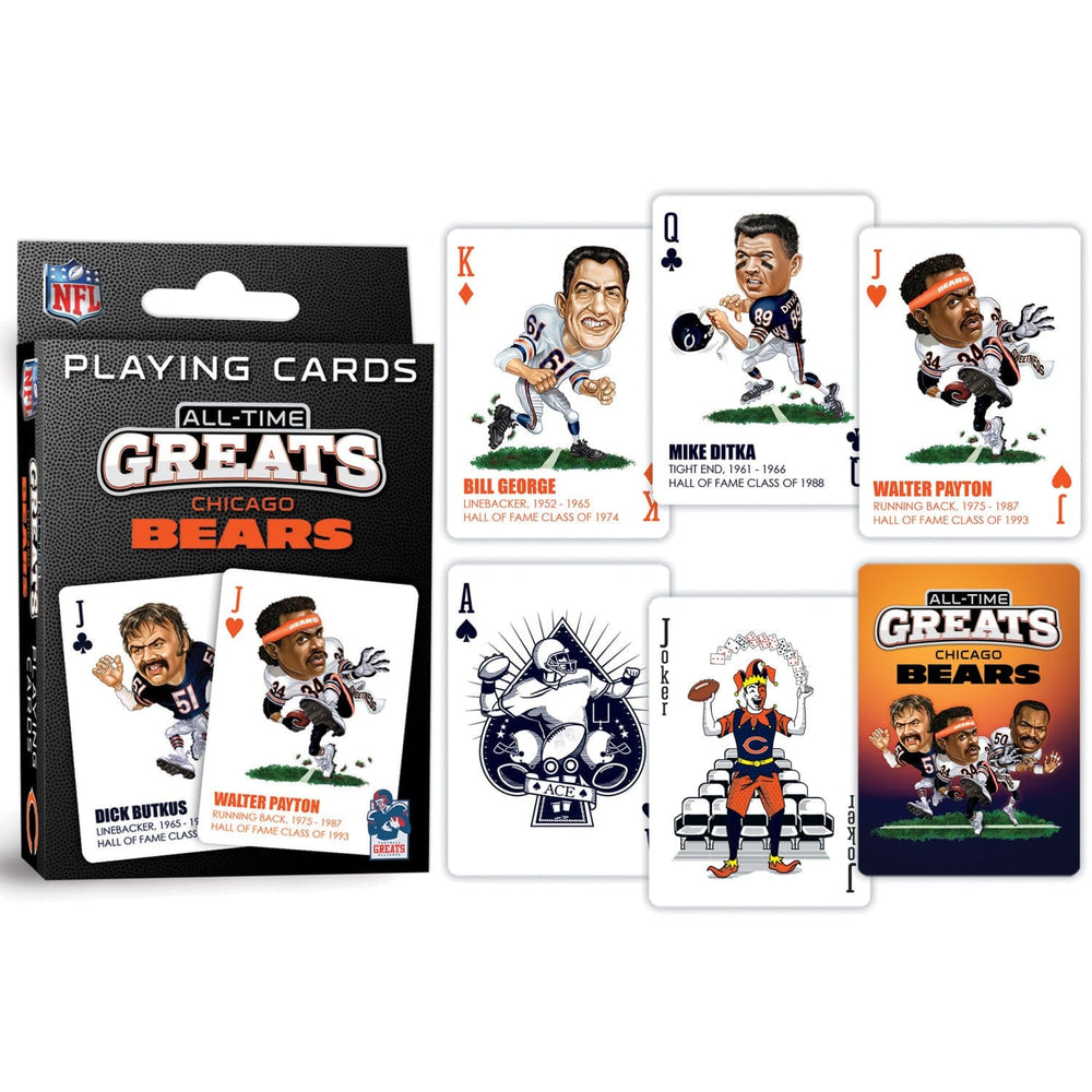 Chicago Bears All-Time Greats Playing Cards - 54 Card Deck (ONLINE ORDER ONLY)