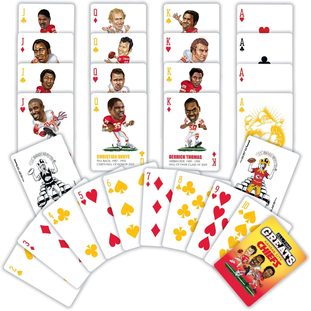 Kansas City Chiefs All-Time Greats Playing Cards - 54 Card Deck (ONLINE ORDER ONLY)