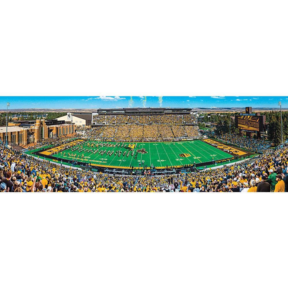 Wyoming Cowboys - 1000 Piece Panoramic Jigsaw Puzzle (ONLINE ORDER ONLY)
