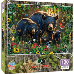 Mossy Oak - Black Bears 100 Piece Jigsaw Puzzle (ONLINE ORDER ONLY)