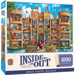 Inside Out - Medieval Castle 1000 Piece Jigsaw Puzzle (ONLINE ORDER ONLY)
