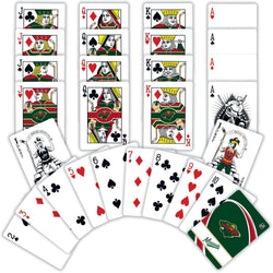 Minnesota Wild Playing Cards - 54 Card Deck (ONLINE ORDER ONLY)