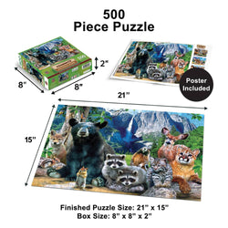 Yosemite National Park 500 Piece Jigsaw Puzzle