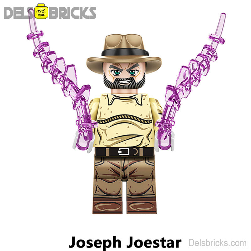 Joseph Joestar Jojo's Bizarre Adventure Anime Lego Minifigures custom toys (ONLINE ORDER ONLY)